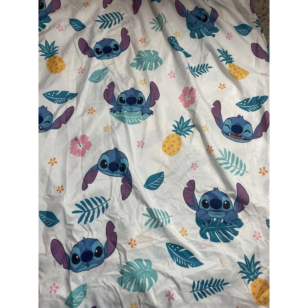 Disney Lilo and Stitch Twin Flat Sheet Only Craft Fabric Hawaiian Walt Disney